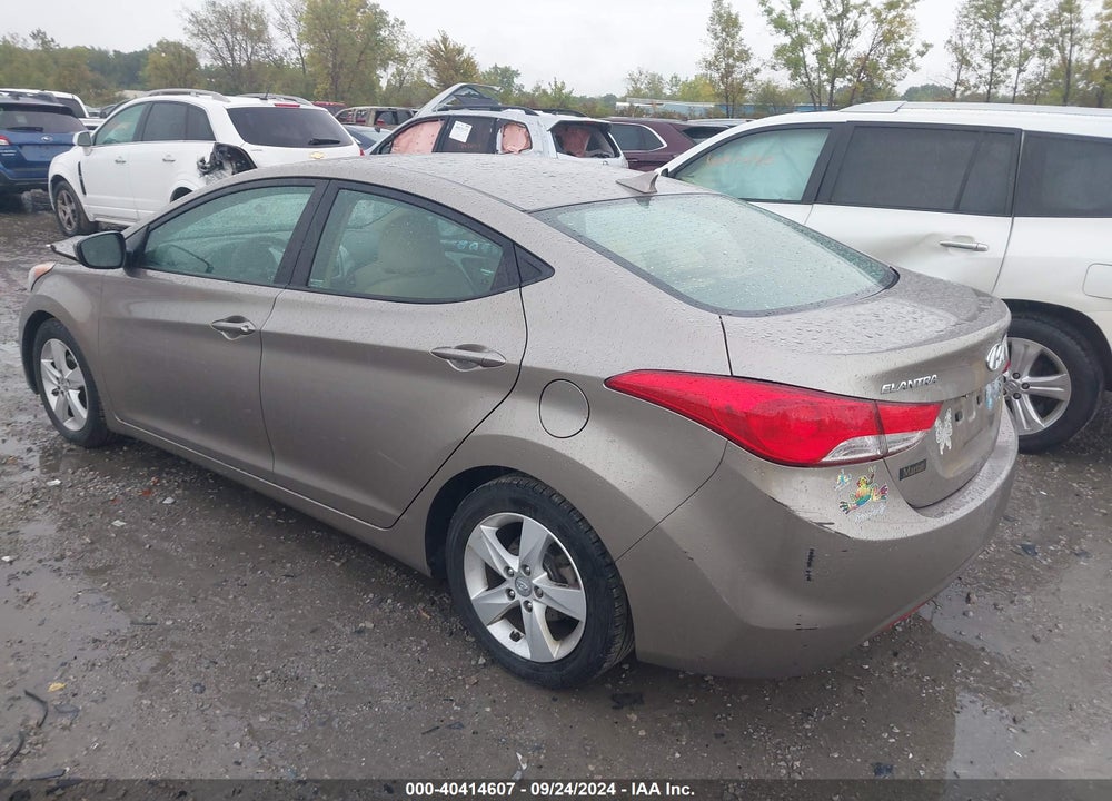2013 HYUNDAI ELANTRA GLS VIN: 5NPDH4AE0DH321587