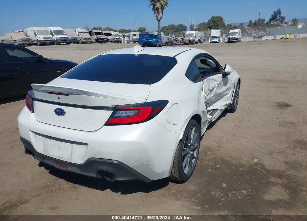 2022 SUBARU BRZ LIMITED VIN: JF1ZDBE1XN9702800