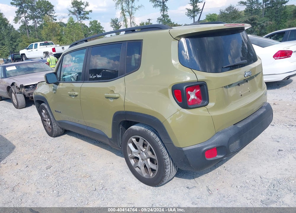2015 JEEP RENEGADE LATITUDE VIN: ZACCJABT5FPB51359