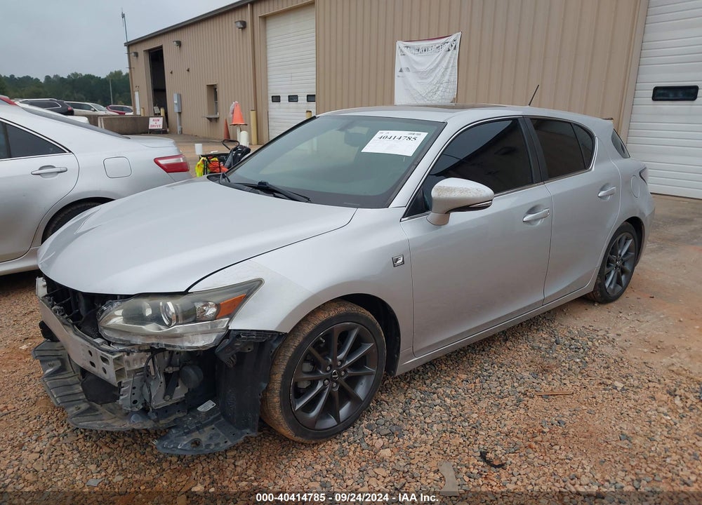 2012 LEXUS CT 200H PREMIUM VIN: JTHKD5BH0C2112222