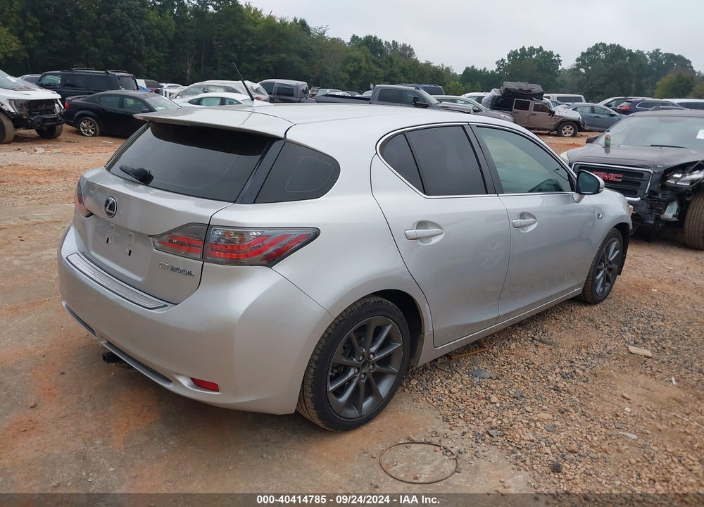 2012 LEXUS CT 200H PREMIUM VIN: JTHKD5BH0C2112222
