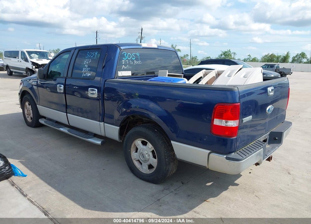 2008 FORD F-150 60TH ANNIVERSARY/FX2/XL/XLT VIN: 1FTRW12W98FA83059
