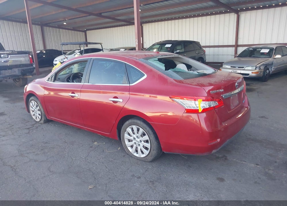 2013 NISSAN SENTRA SV VIN: 3N1AB7AP8DL612090