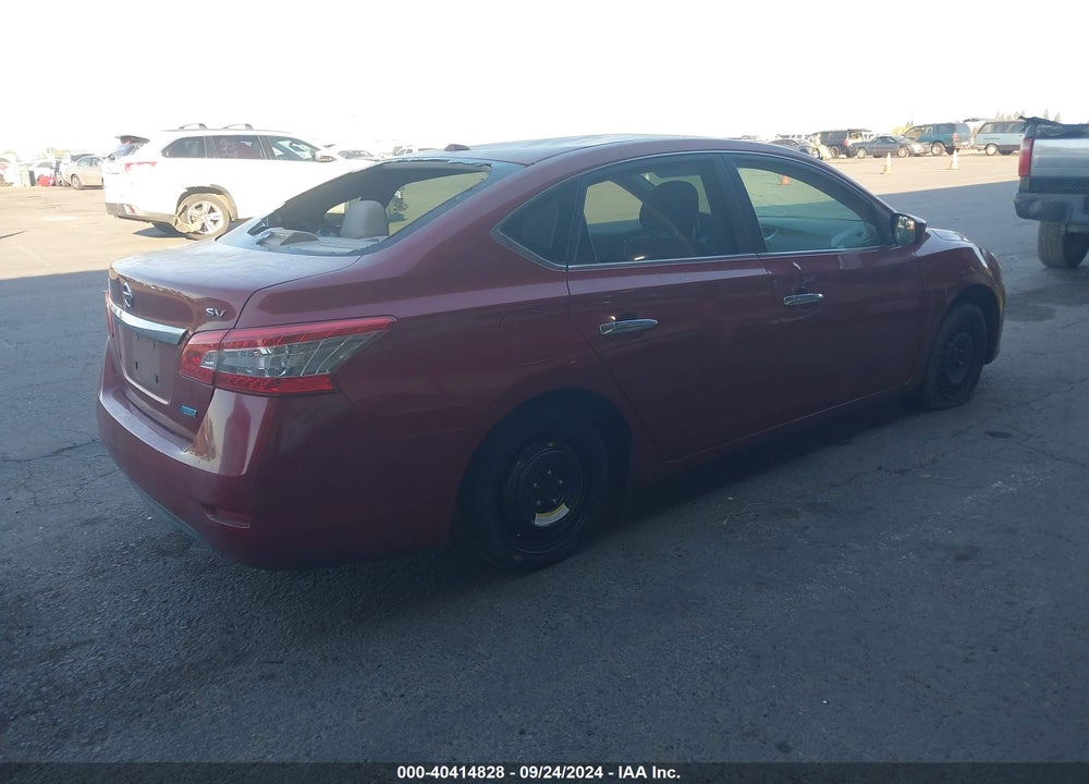 2013 NISSAN SENTRA SV VIN: 3N1AB7AP8DL612090