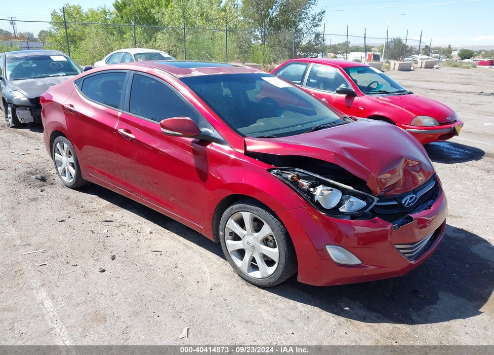 2013 HYUNDAI ELANTRA LIMITED VIN: 5NPDH4AE7DH224340