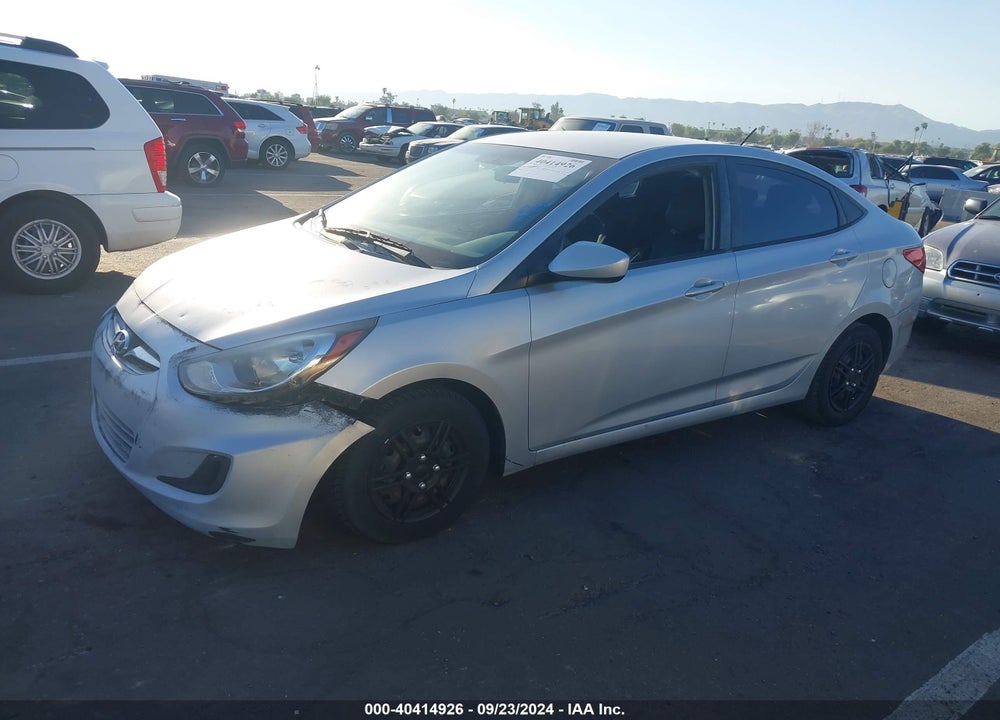 2013 HYUNDAI ACCENT GLS VIN: KMHCT4AEXDU387530