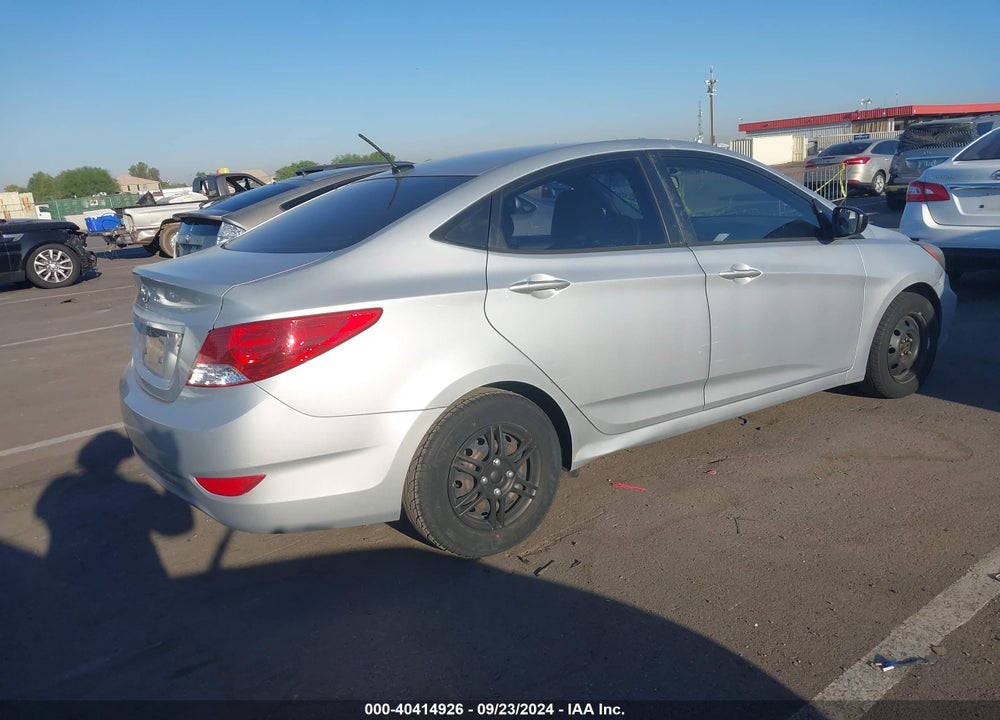 2013 HYUNDAI ACCENT GLS VIN: KMHCT4AEXDU387530