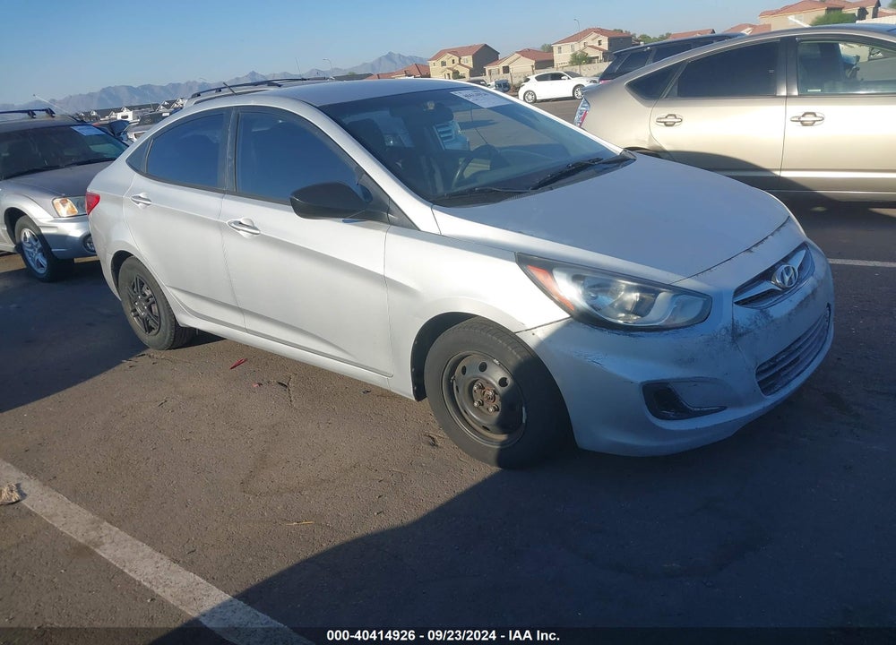 2013 HYUNDAI ACCENT GLS VIN: KMHCT4AEXDU387530
