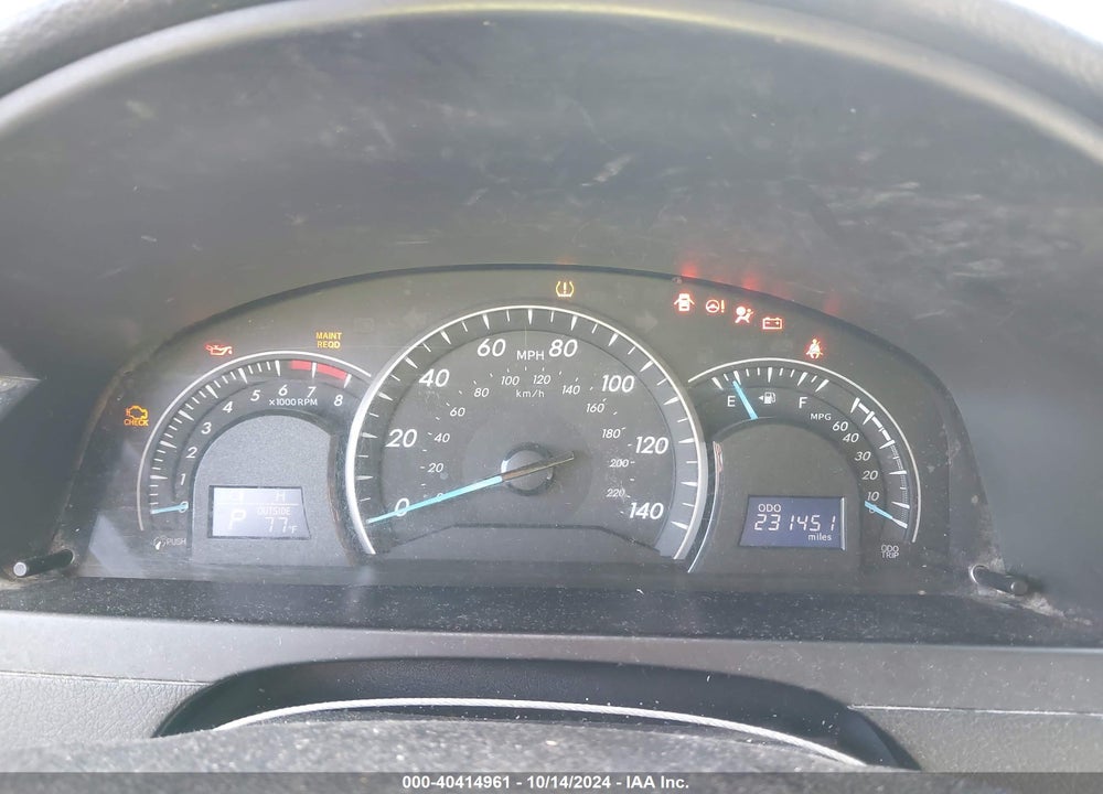 2013 TOYOTA CAMRY LE VIN: 4T1BF1FK5DU213736
