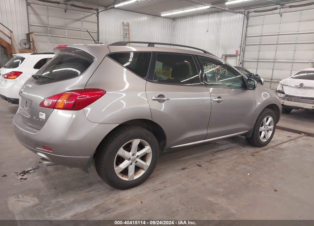 2010 NISSAN MURANO SL VIN: JN8AZ1MW3AW136849
