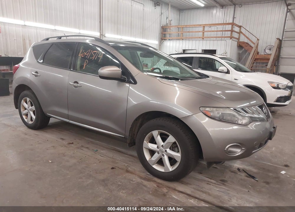2010 NISSAN MURANO SL VIN: JN8AZ1MW3AW136849