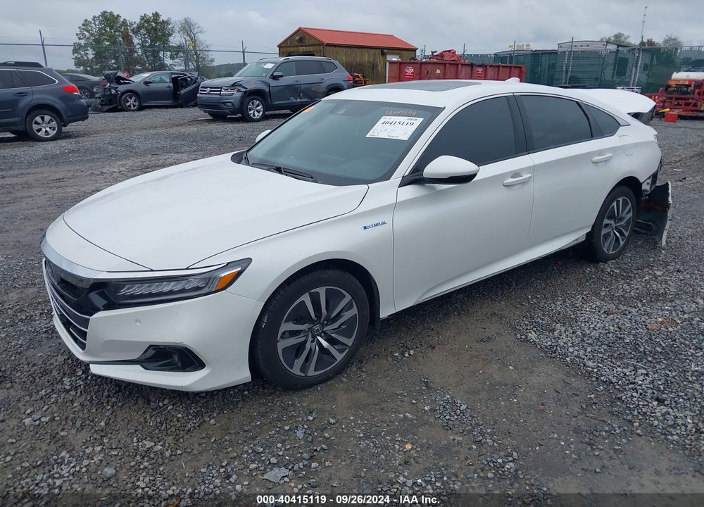 2021 HONDA ACCORD HYBRID EX-L VIN: 1HGCV3F5XMA013715