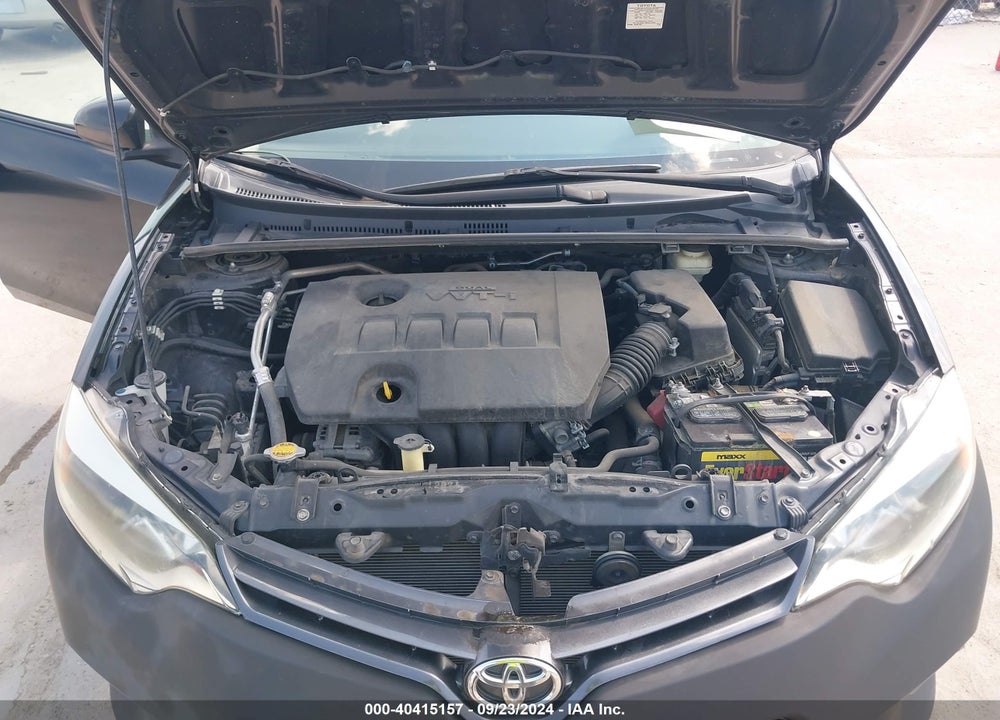 2015 TOYOTA COROLLA LE VIN: 5YFBURHE0FP337588