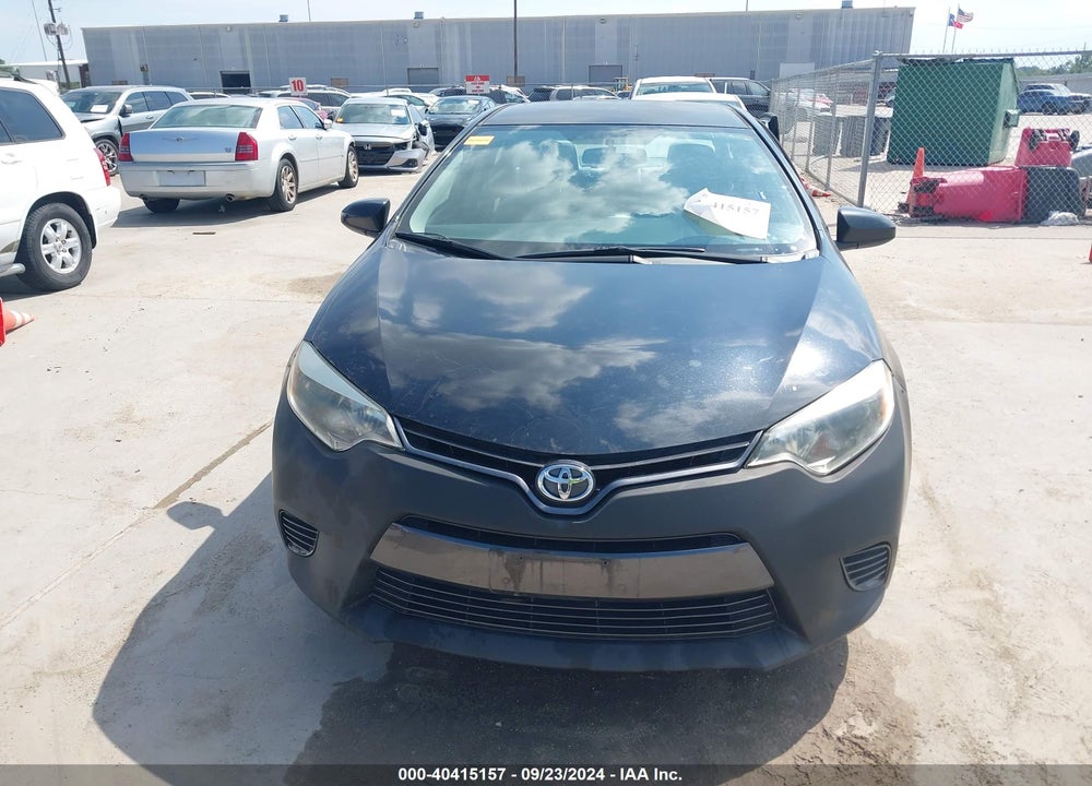 2015 TOYOTA COROLLA LE VIN: 5YFBURHE0FP337588