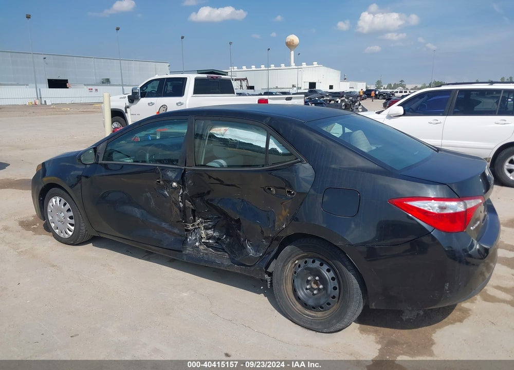 2015 TOYOTA COROLLA LE VIN: 5YFBURHE0FP337588
