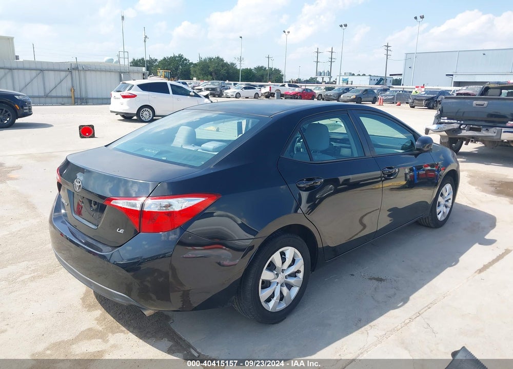 2015 TOYOTA COROLLA LE VIN: 5YFBURHE0FP337588