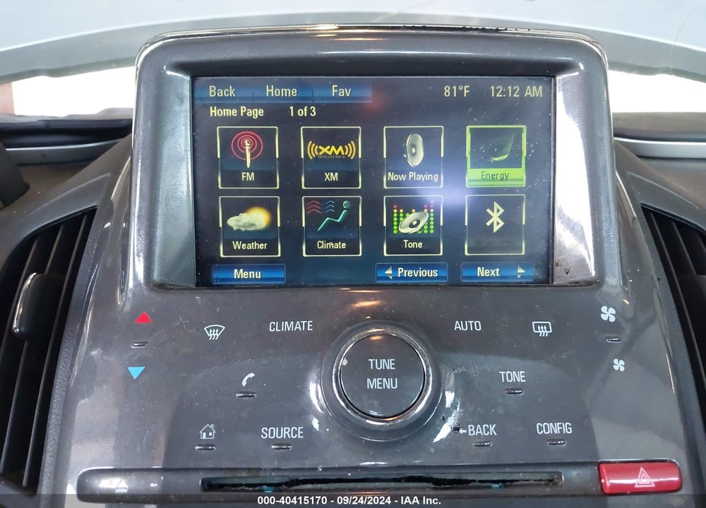2014 CHEVROLET VOLT VIN: 1G1RE6E40EU143515