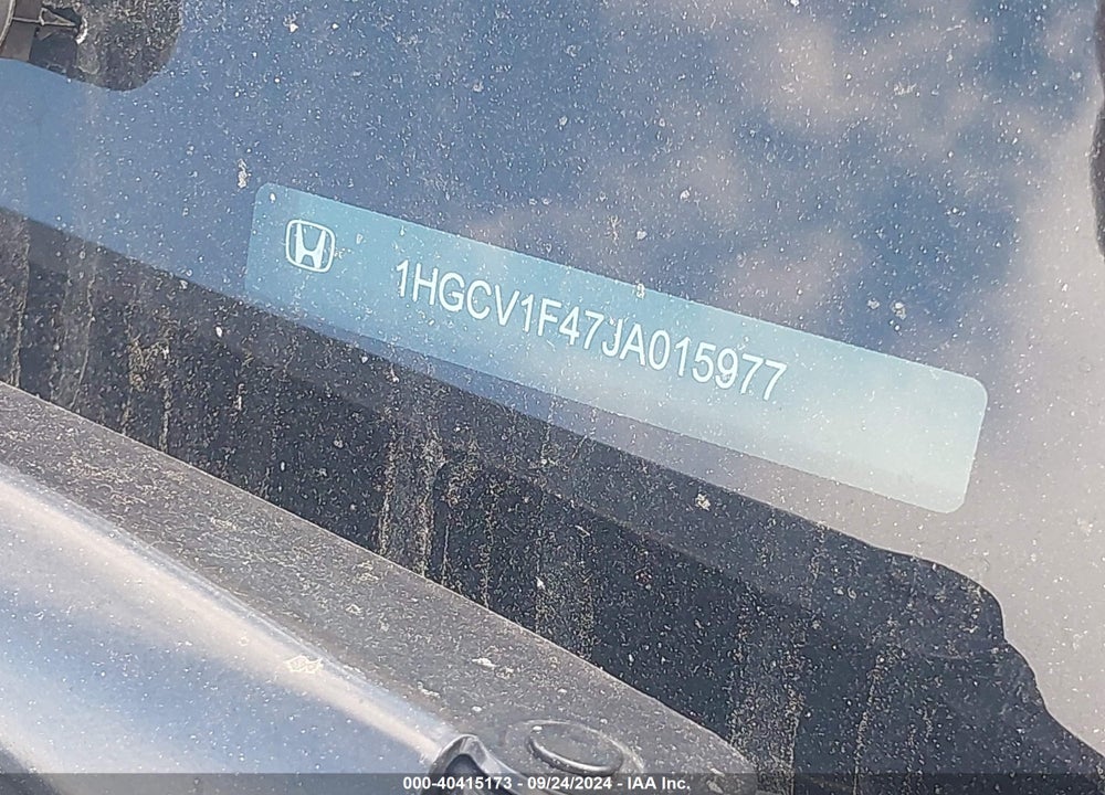 2018 HONDA ACCORD EX VIN: 1HGCV1F47JA015977