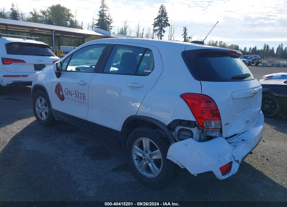 2019 CHEVROLET TRAX LS VIN: 3GNCJKSB7KL303312