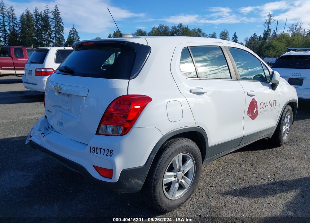 2019 CHEVROLET TRAX LS VIN: 3GNCJKSB7KL303312