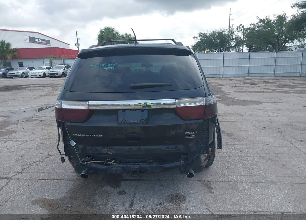 2013 DODGE DURANGO CREW VIN: 1C4RDHDG5DC700229