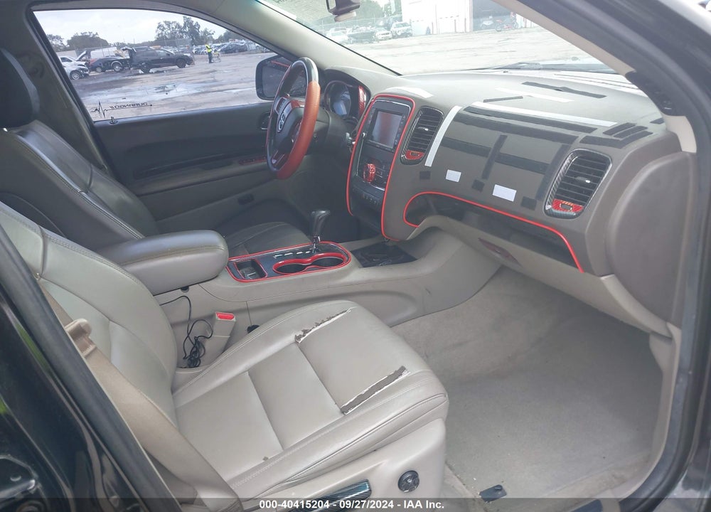 2013 DODGE DURANGO CREW VIN: 1C4RDHDG5DC700229