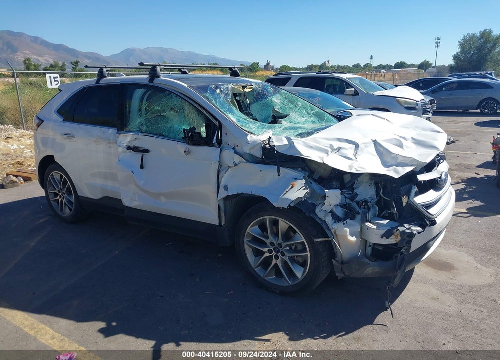 2018 FORD EDGE TITANIUM VIN: 2FMPK4K87JBB60231