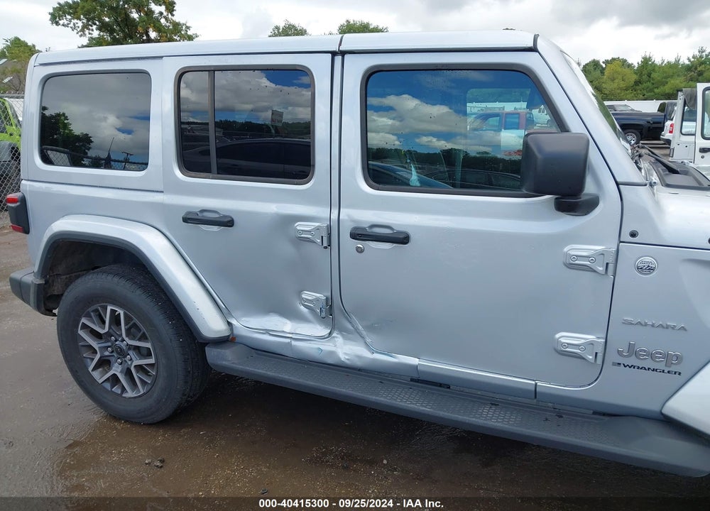 2024 JEEP WRANGLER 4-DOOR SAHARA 4X4 VIN: 1C4PJXEN9RW119622