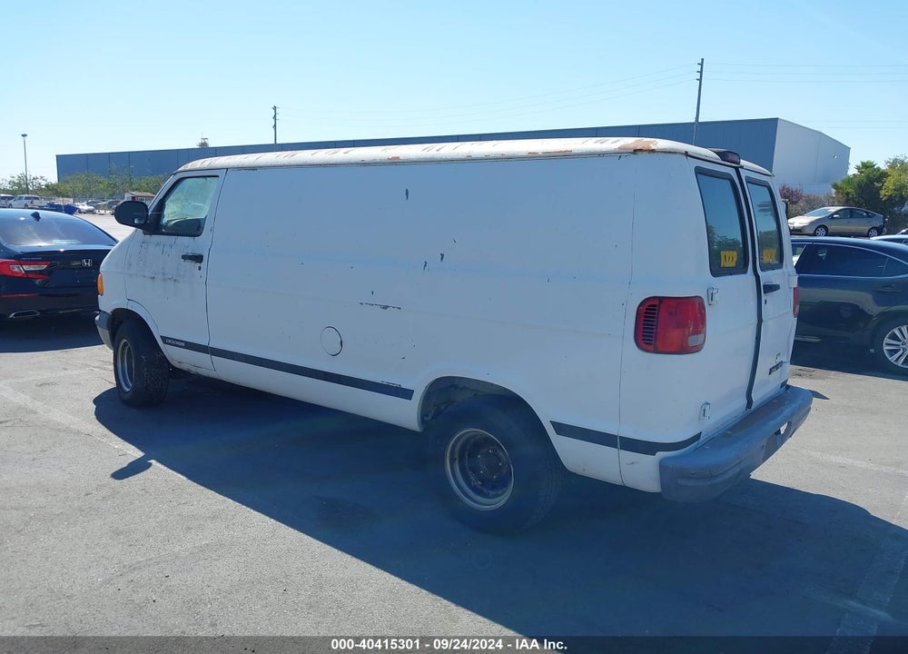 1999 DODGE RAM VAN 1500 COMMERCIAL/CONVERSION VIN: 2B7HB11Y3XK536456