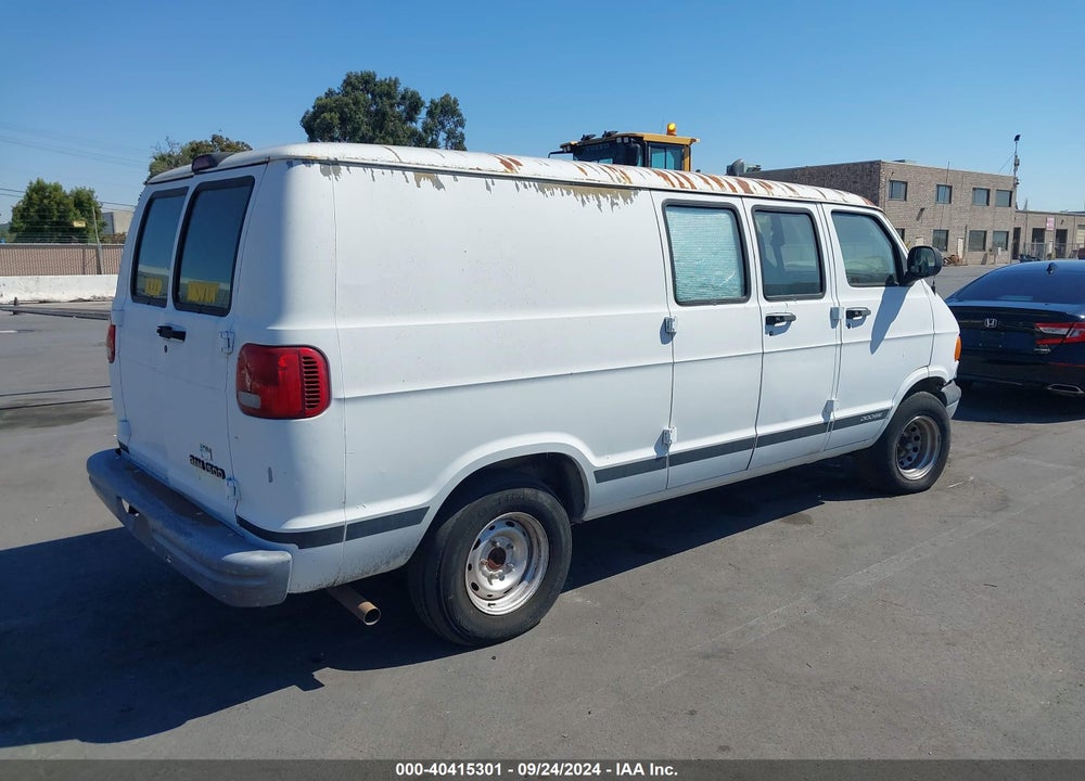 1999 DODGE RAM VAN 1500 COMMERCIAL/CONVERSION VIN: 2B7HB11Y3XK536456