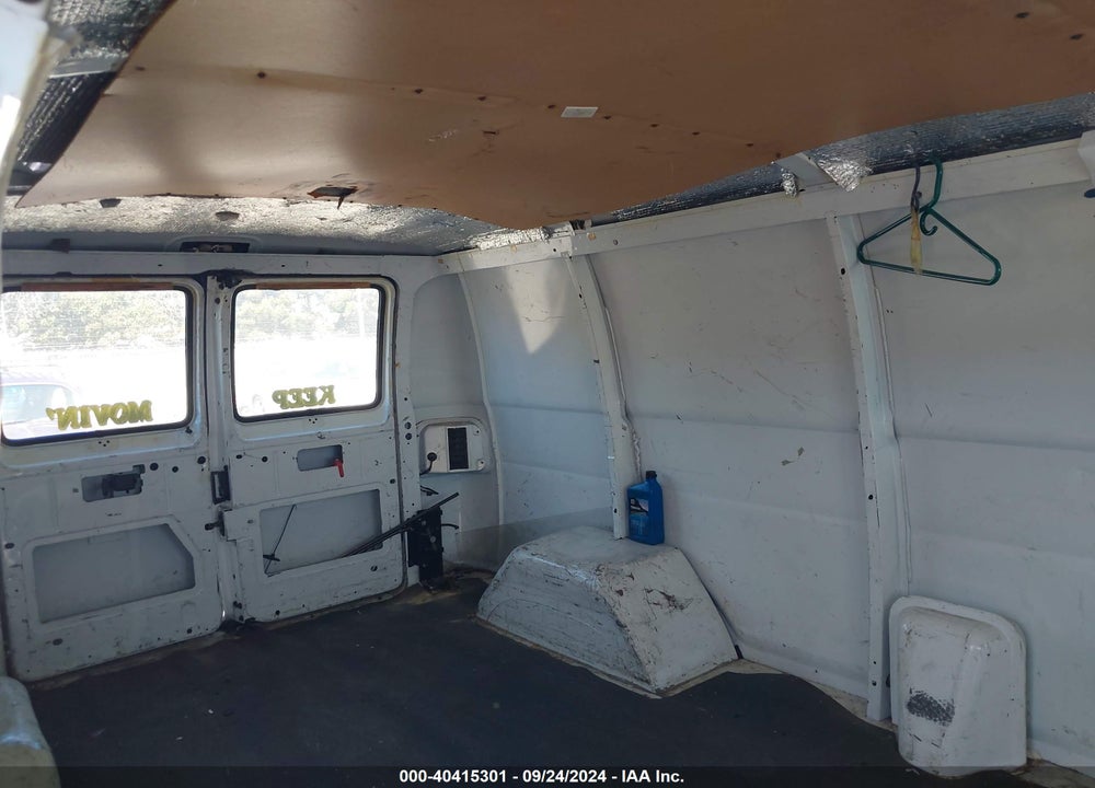 1999 DODGE RAM VAN 1500 COMMERCIAL/CONVERSION VIN: 2B7HB11Y3XK536456