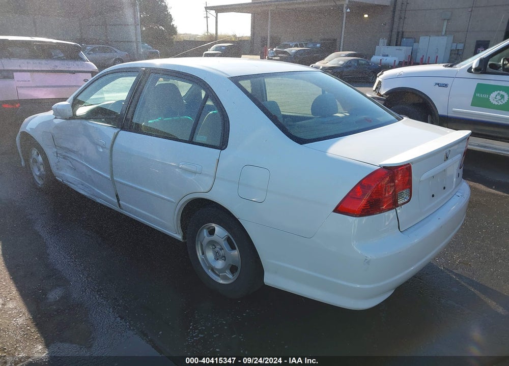 2004 HONDA CIVIC HYBRID VIN: JHMES96674S006449