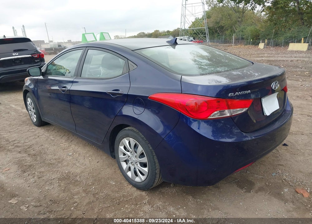 2012 HYUNDAI ELANTRA GLS VIN: 5NPDH4AE1CH136057
