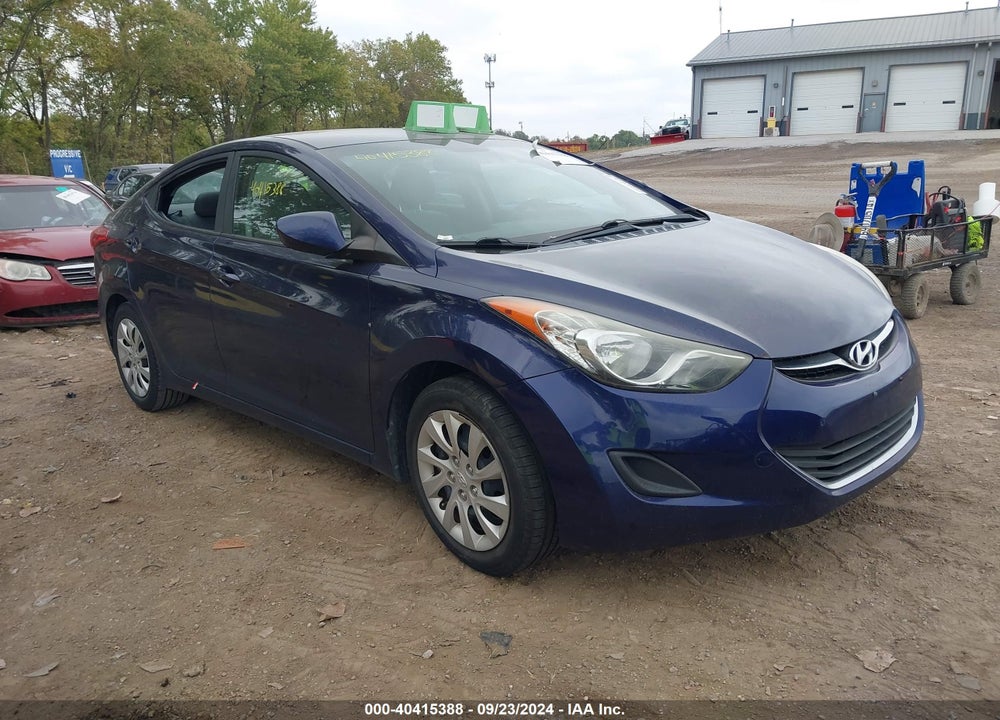 2012 HYUNDAI ELANTRA GLS VIN: 5NPDH4AE1CH136057