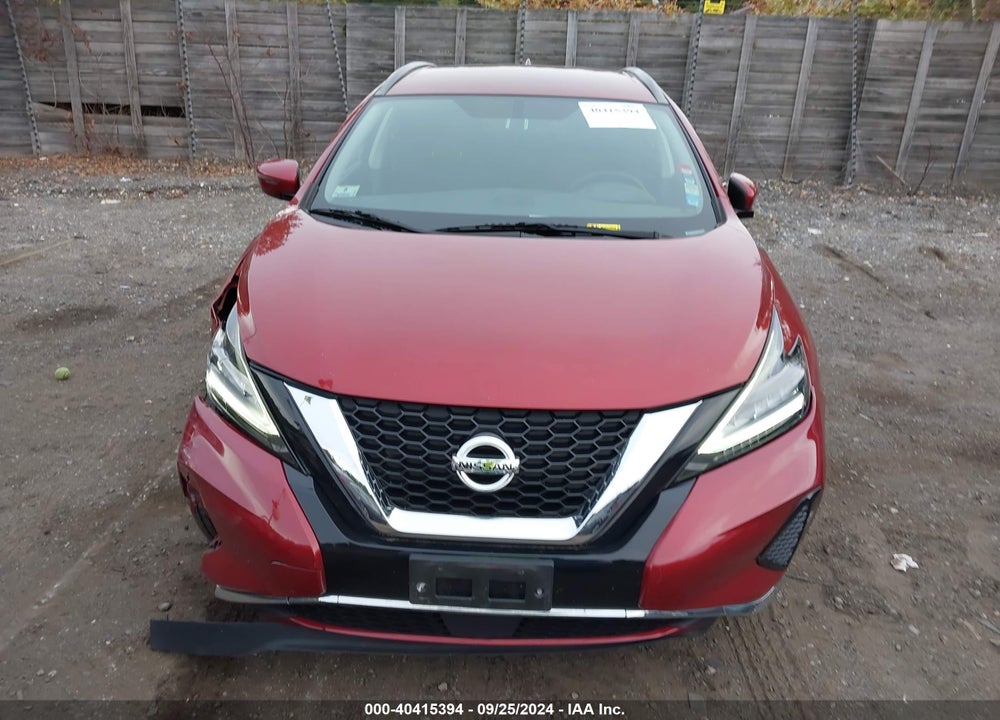 2019 NISSAN MURANO SV VIN: 5N1AZ2MS8KN163918