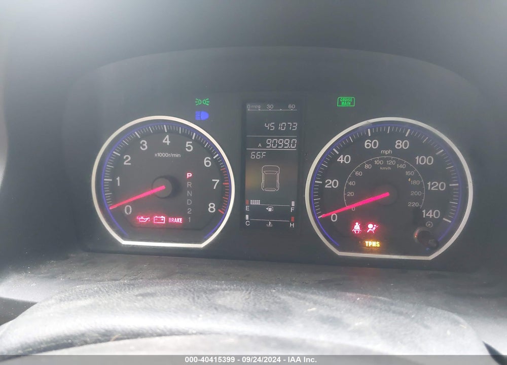 2009 HONDA CR-V EX-L VIN: 5J6RE48769L033186