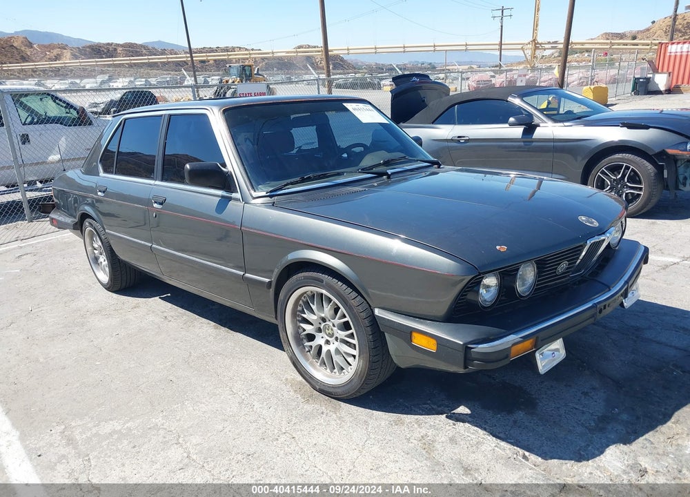 1987 BMW 528 E AUTOMATIC VIN: WBADK8308H9708913