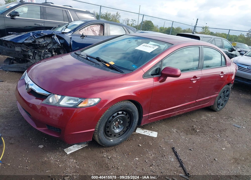 2010 HONDA CIVIC LX VIN: 2HGFA1F55AH577542
