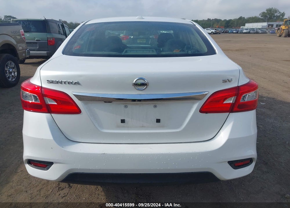 2017 NISSAN SENTRA SV VIN: 3N1AB7AP6HY375561