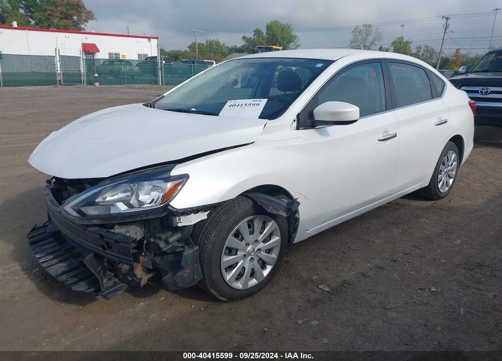 2017 NISSAN SENTRA SV VIN: 3N1AB7AP6HY375561