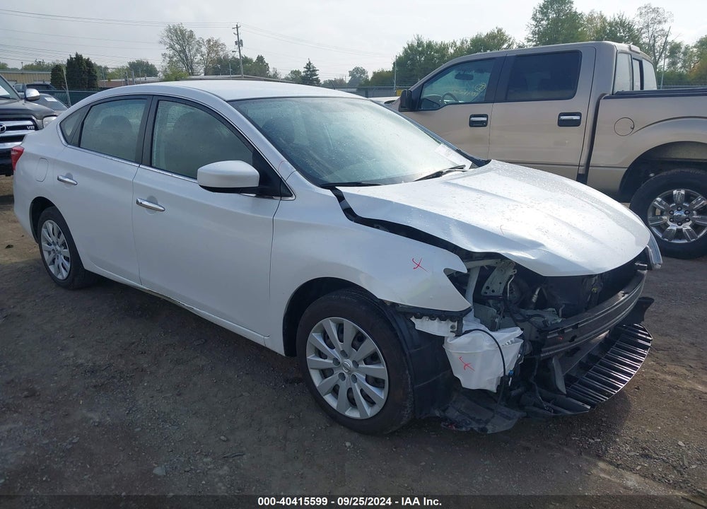 2017 NISSAN SENTRA SV VIN: 3N1AB7AP6HY375561