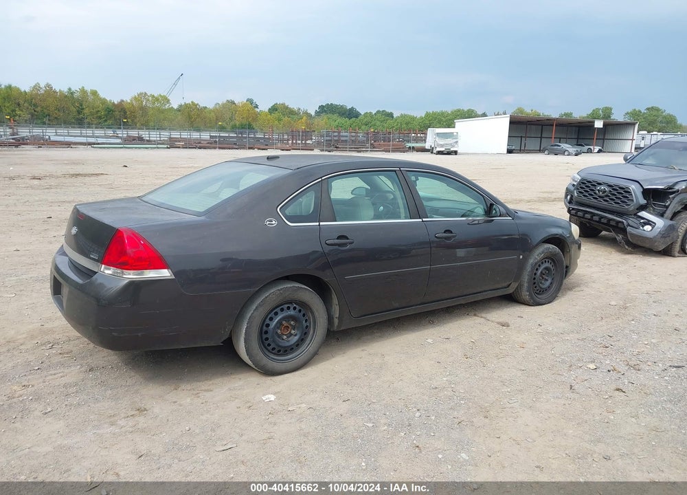2008 CHEVROLET IMPALA LS VIN: 2G1WB58K489267594