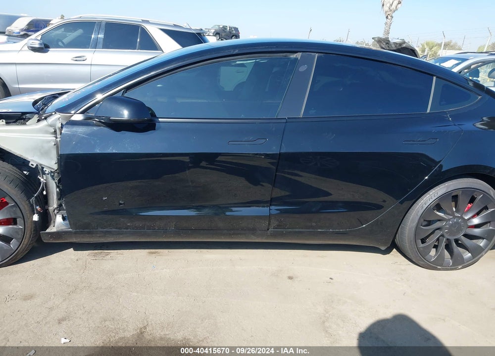 2023 TESLA MODEL 3 PERFORMANCE DUAL MOTOR ALL-WHEEL DRIVE VIN: 5YJ3E1EC3PF617105