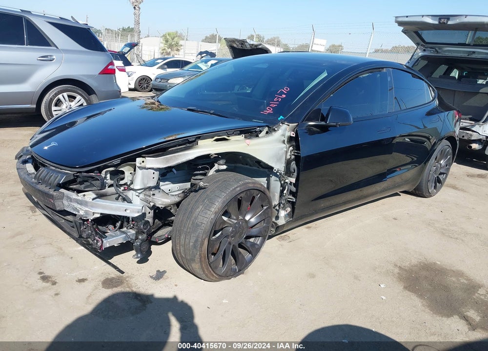 2023 TESLA MODEL 3 PERFORMANCE DUAL MOTOR ALL-WHEEL DRIVE VIN: 5YJ3E1EC3PF617105