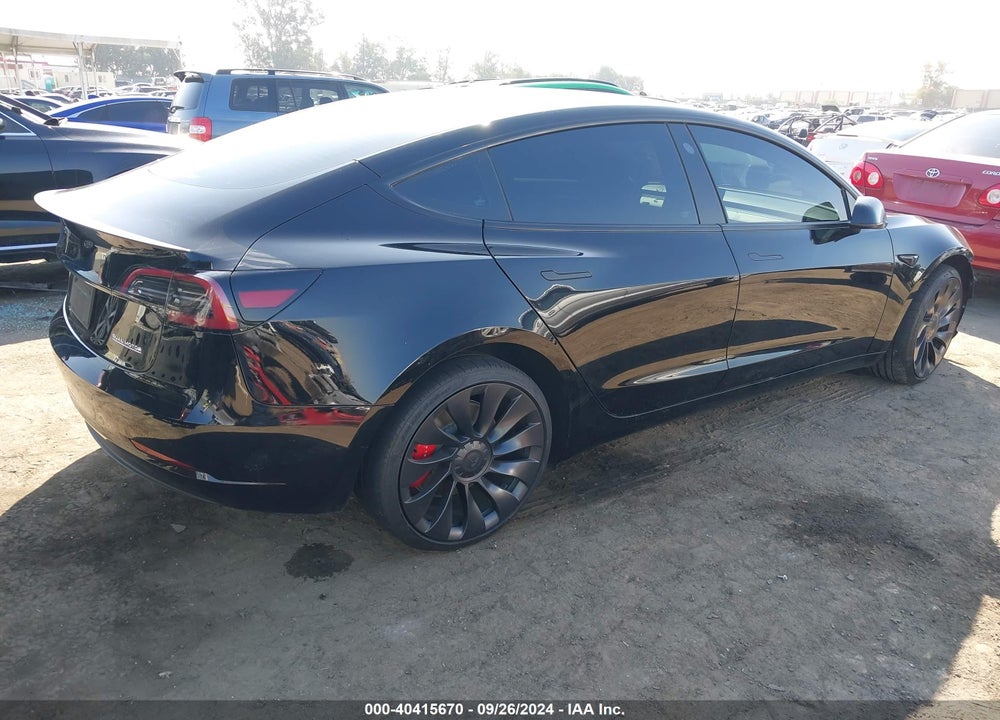 2023 TESLA MODEL 3 PERFORMANCE DUAL MOTOR ALL-WHEEL DRIVE VIN: 5YJ3E1EC3PF617105