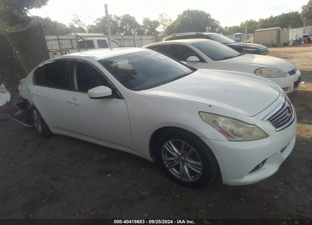 2013 INFINITI G37X VIN: JN1CV6AR9DM766342