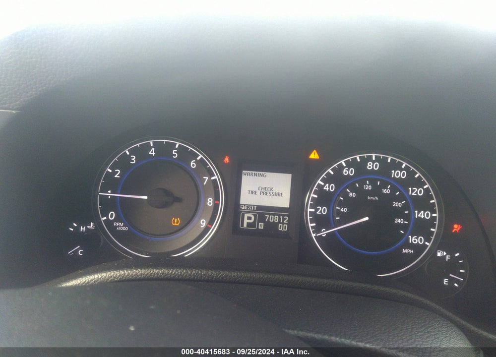 2013 INFINITI G37X VIN: JN1CV6AR9DM766342