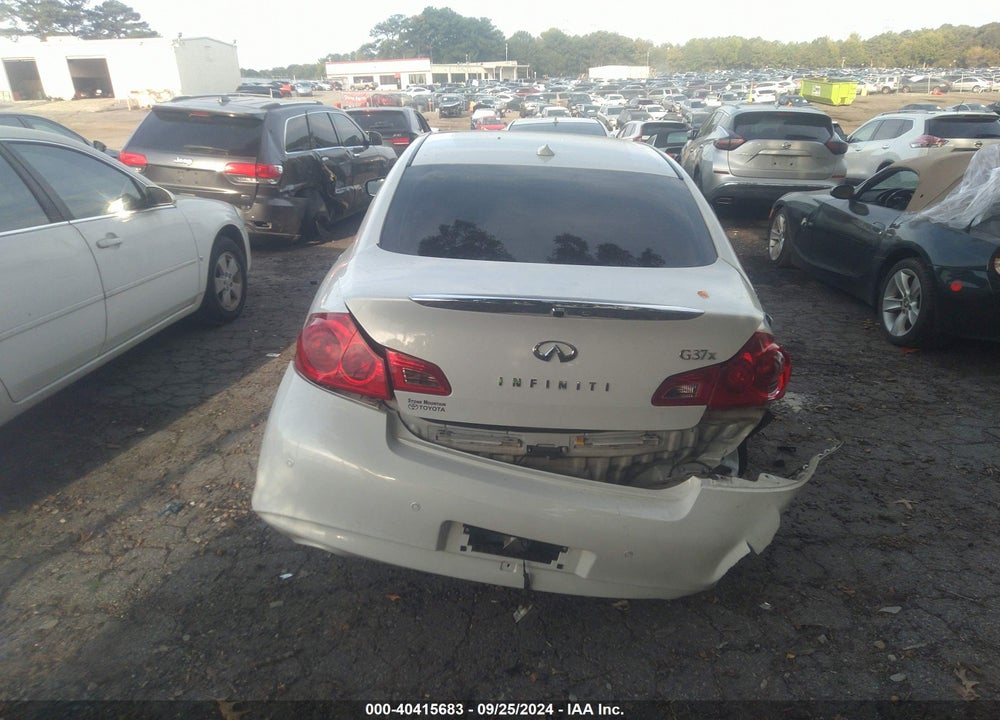 2013 INFINITI G37X VIN: JN1CV6AR9DM766342
