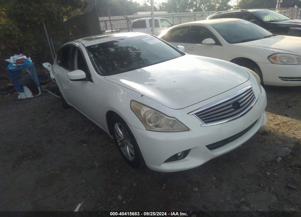 2013 INFINITI G37X VIN: JN1CV6AR9DM766342