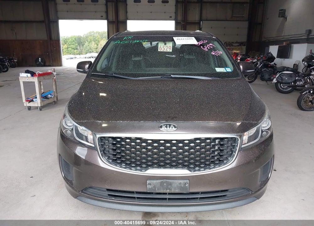 2016 KIA SEDONA LX VIN: KNDMB5C19G6158941